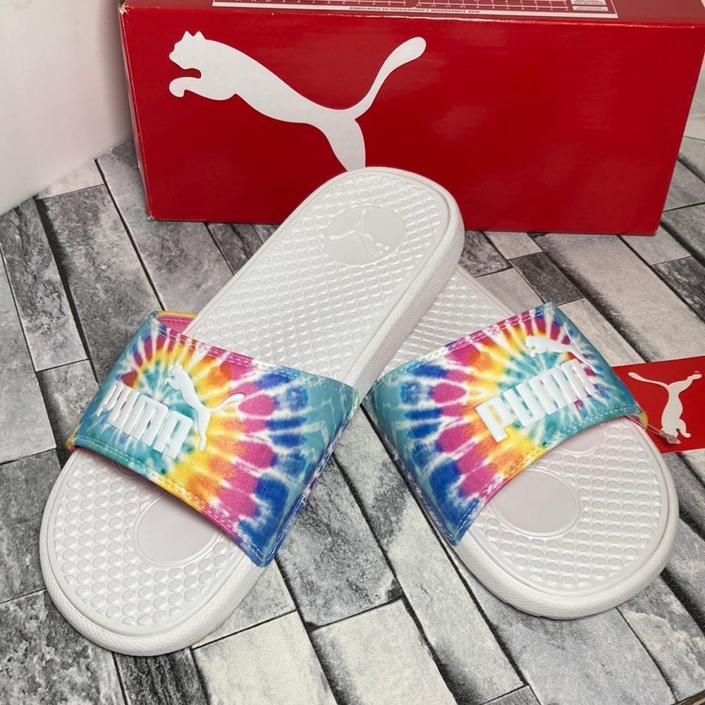 NWT Womens Puma Cool Cat Tie Dye BX size 9